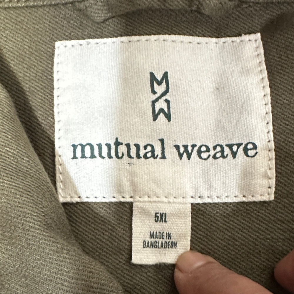 Mutual Weave Women’s Olive Utility Jacket with Drawstring Waist - Picture 10 of 13